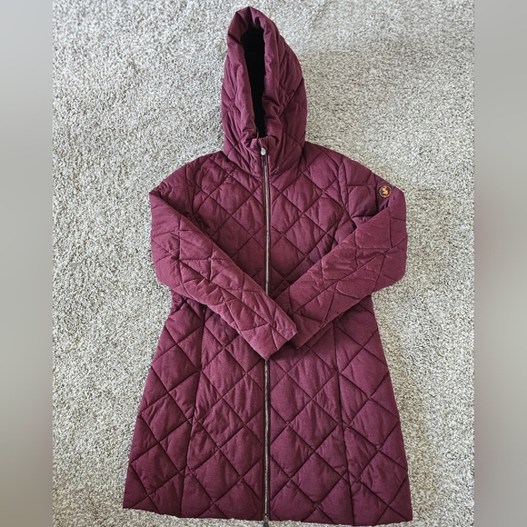 Save the Duck Hooded Stretch Parka sz 2 - Picture 2 of 11